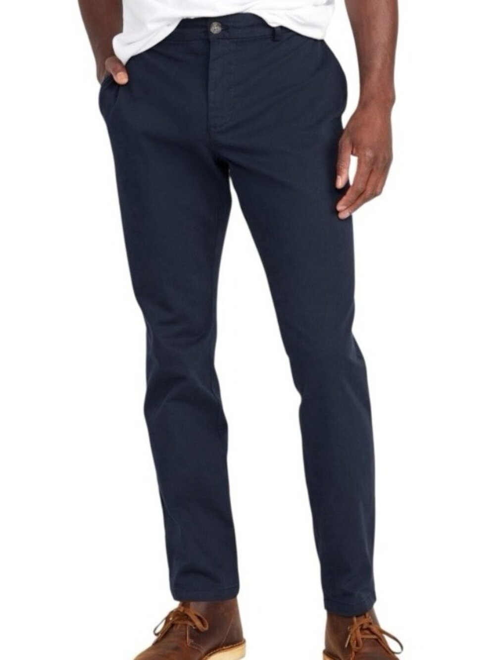 Old Navy Athletic Taper Built-In Flex Stretch Chinos~Size 32x34~Jack Black L1047